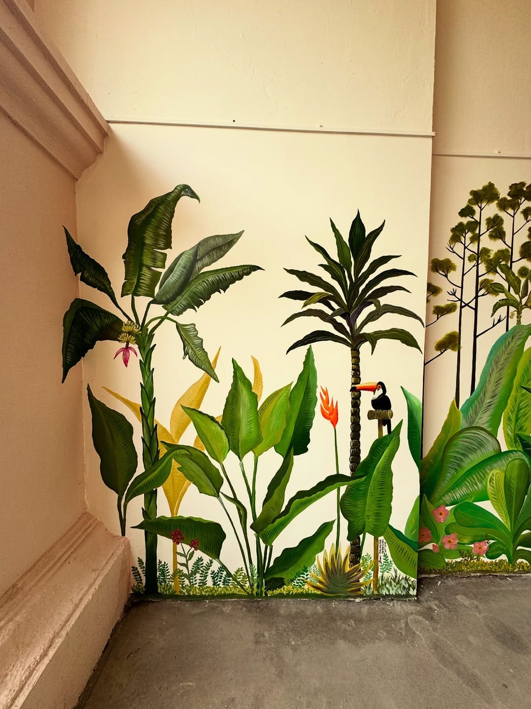 Tropical Jungle Escape Mural