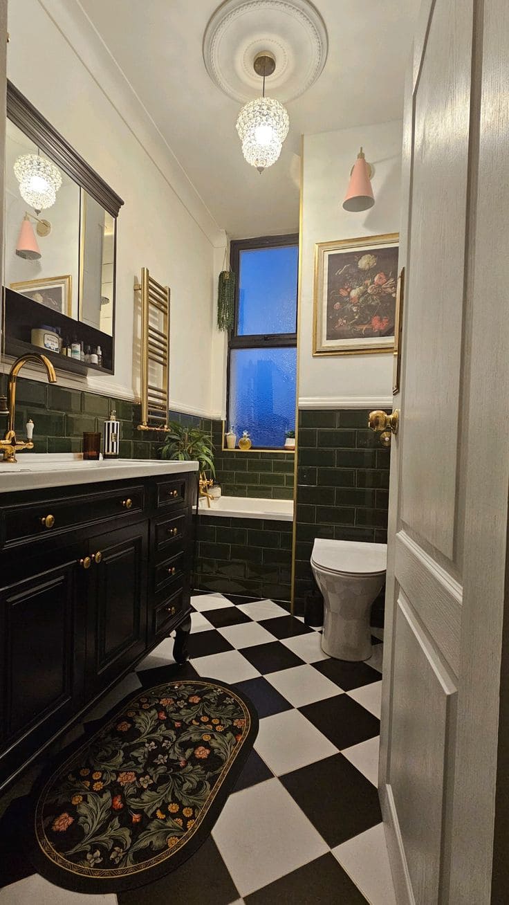 Vintage Charm Bathroom Retreat