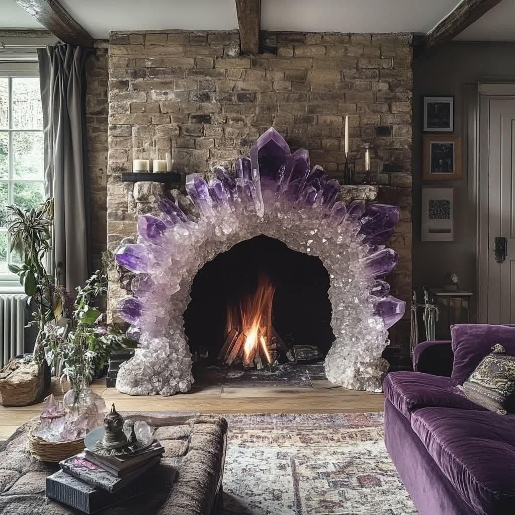 Amethyst Hearth Crystal Archway