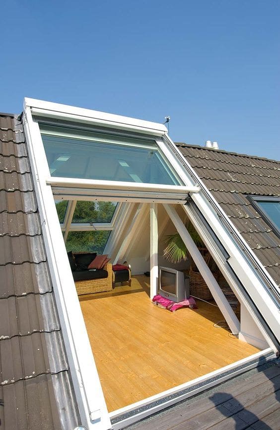 Attic Skylight Balcony Conversion