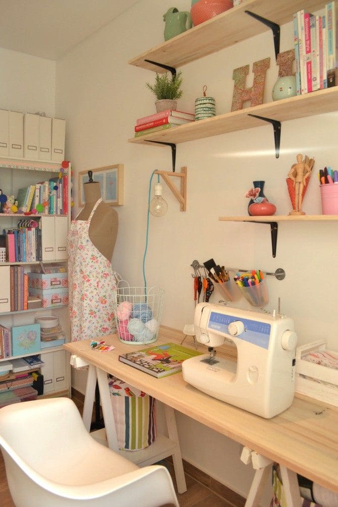 Bright and Breezy Sewing Nook