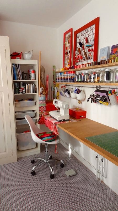 Bright and Functional Sewing Studio
