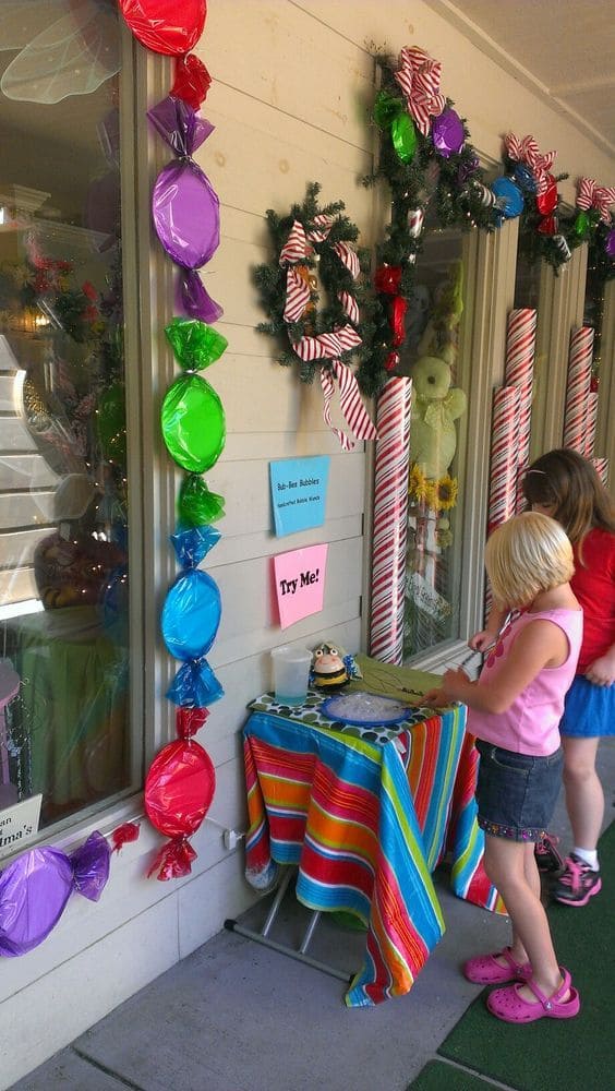 Candy Lane Window Wonderland