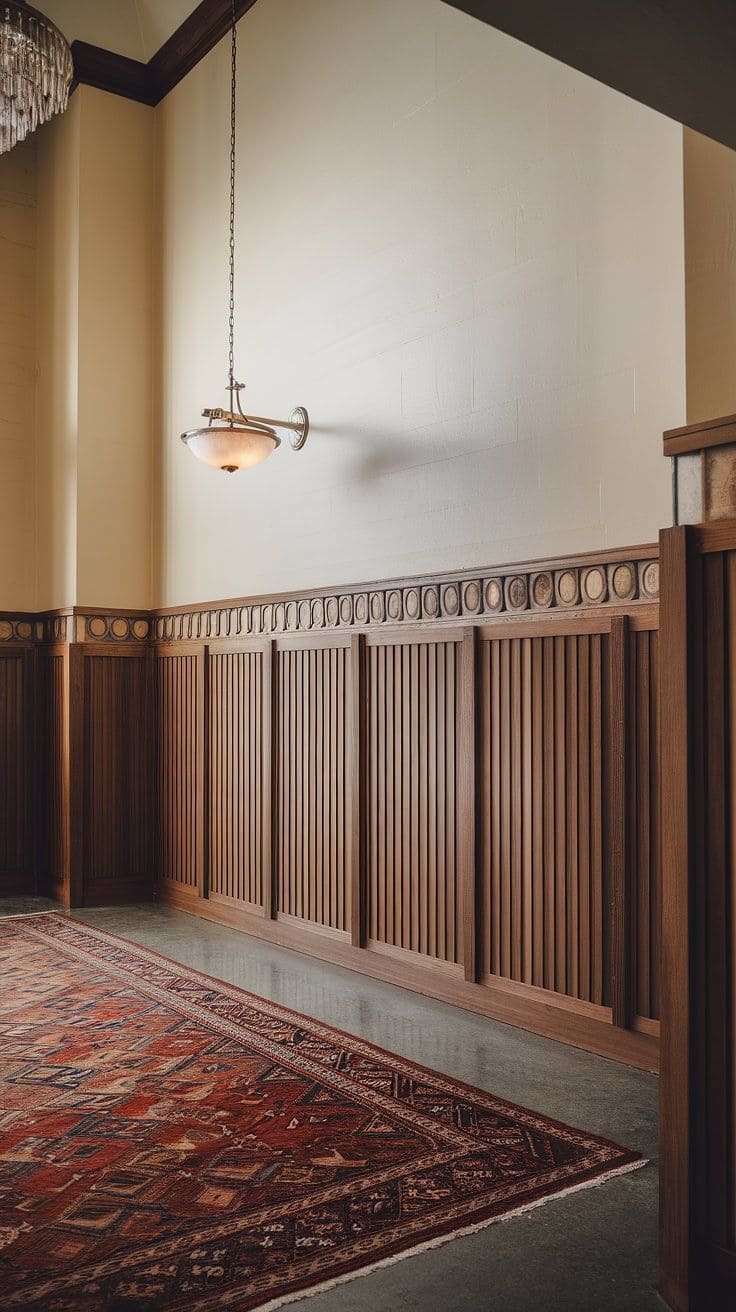 Classic Vertical Slat Wainscoting