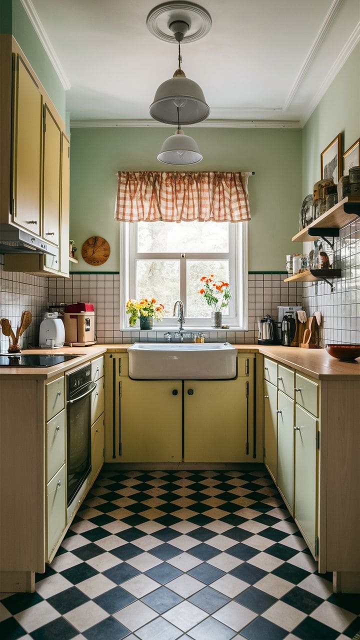Cottage-Inspired Vintage Kitchen