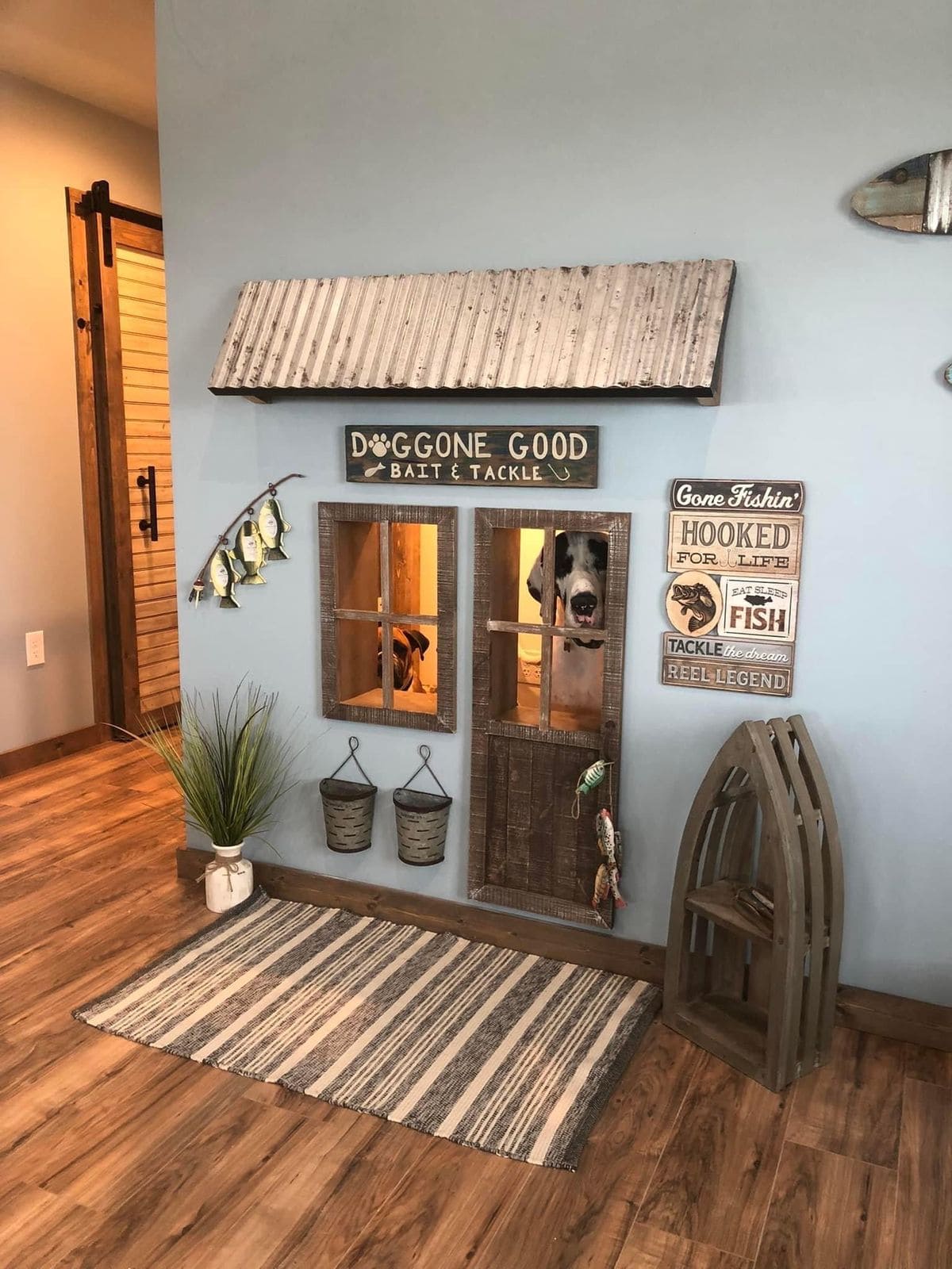 Doggone Good Bait & Tackle Wall