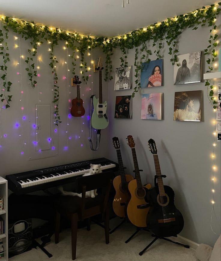 Dreamy Music Retreat with Fairy Lights
