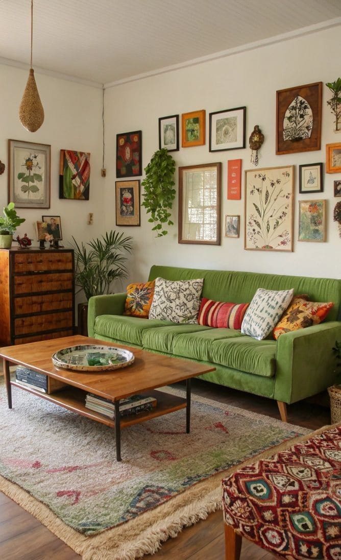 Eclectic Botanical Living Space