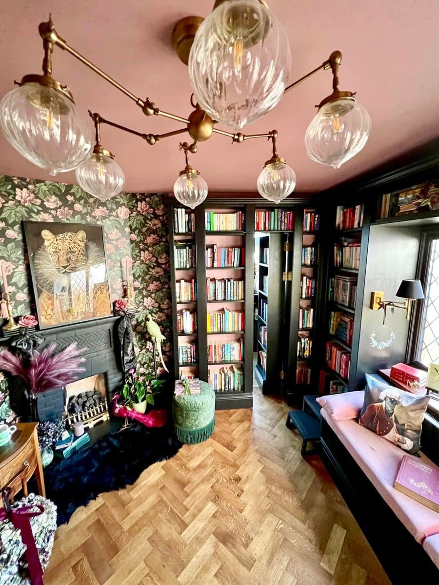 Eclectic Floral Reading Nook