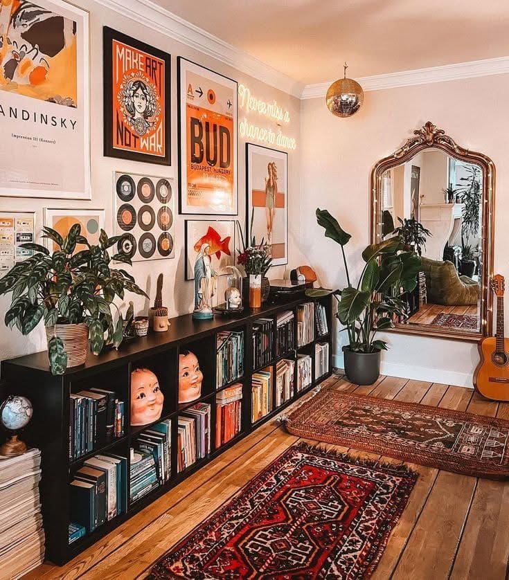 Eclectic Gallery Library Space