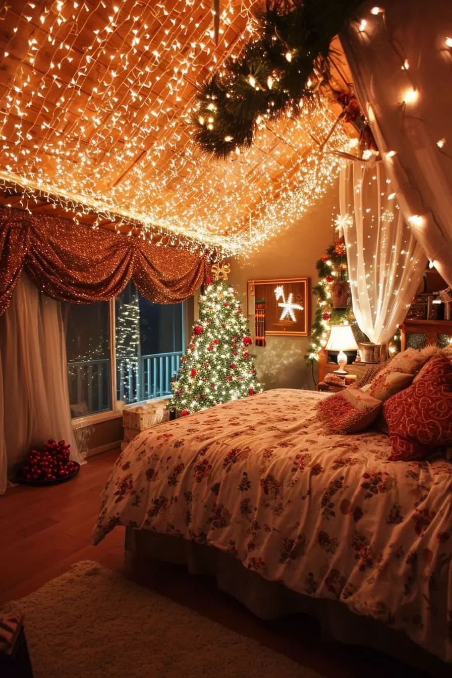 Enchanted Christmas Bedroom Retreat
