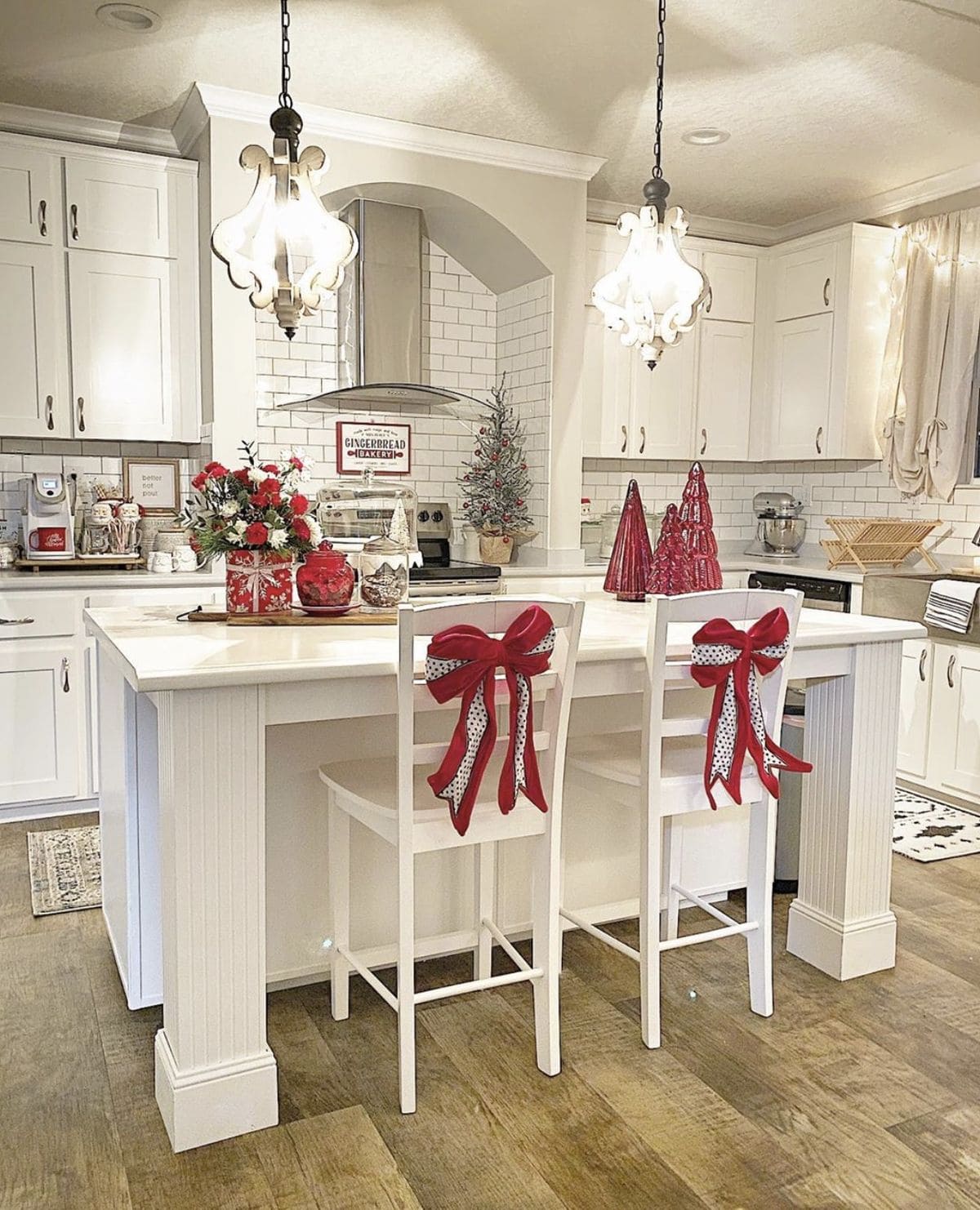 Festive Bow-Tied Kitchen Chairs