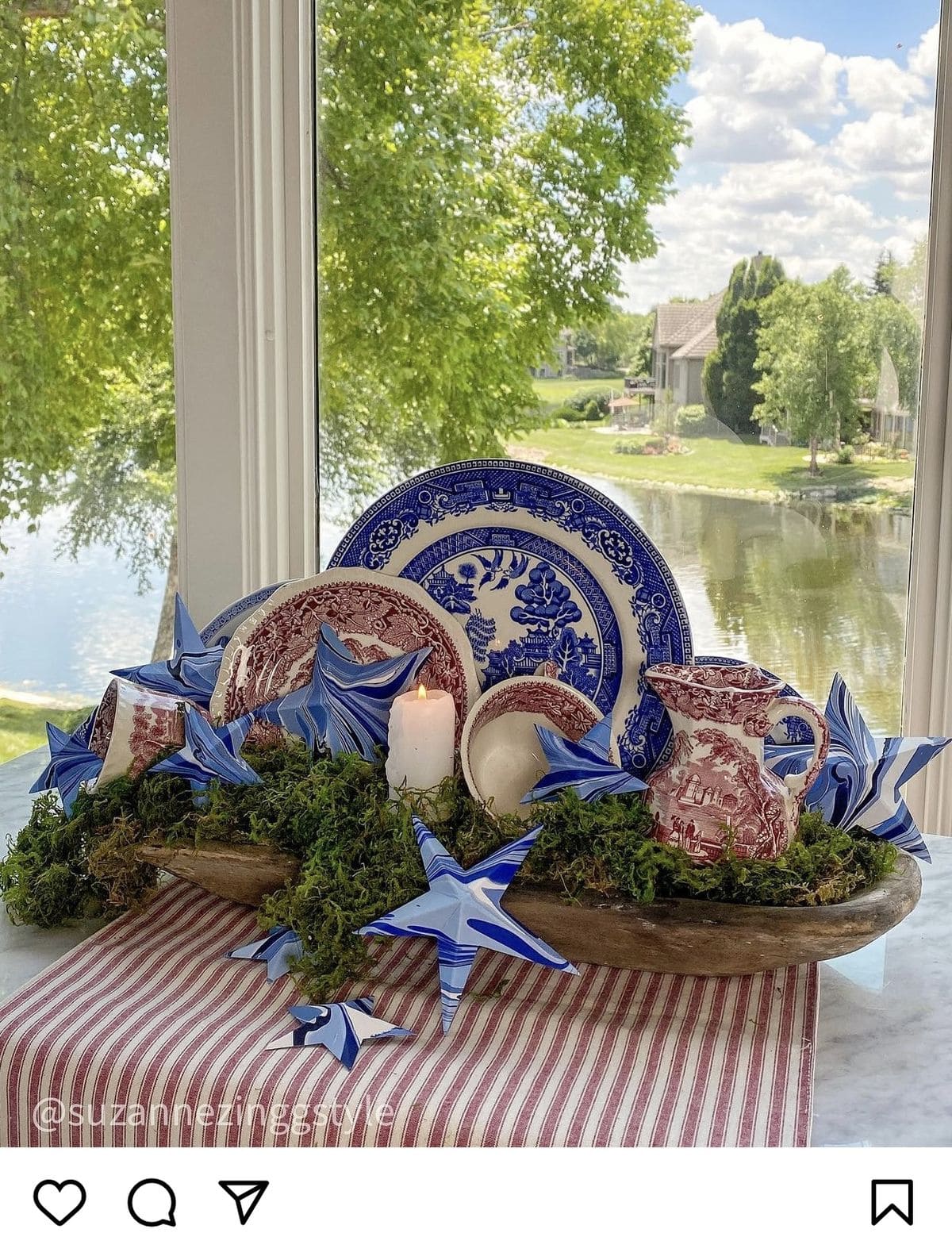 Festive Porcelain Tabletop Display