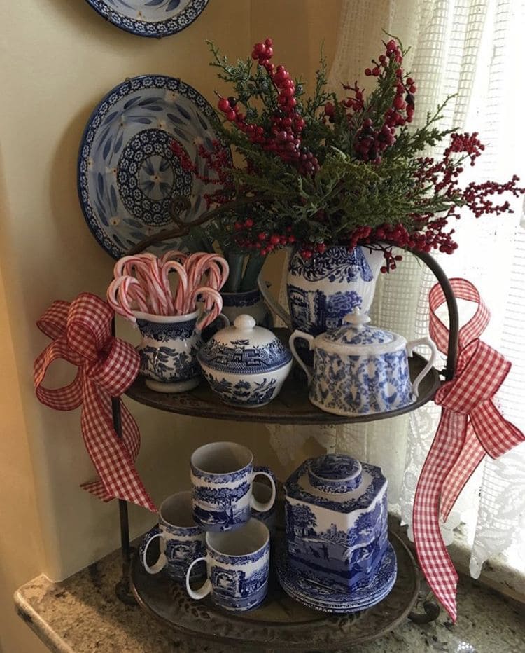Festive Porcelain Tea Nook
