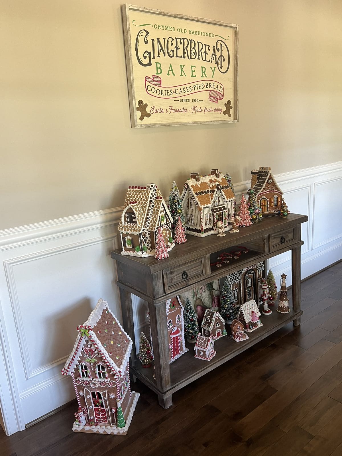 Gingerbread Bakery Village Display