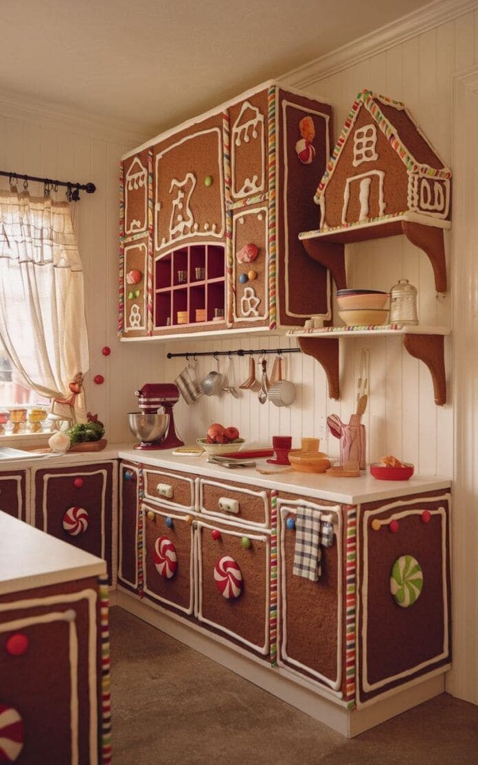 Gingerbread Dream Kitchen Makeover