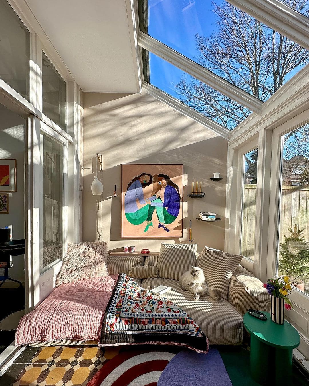Glass Roof Living Nook Retreat