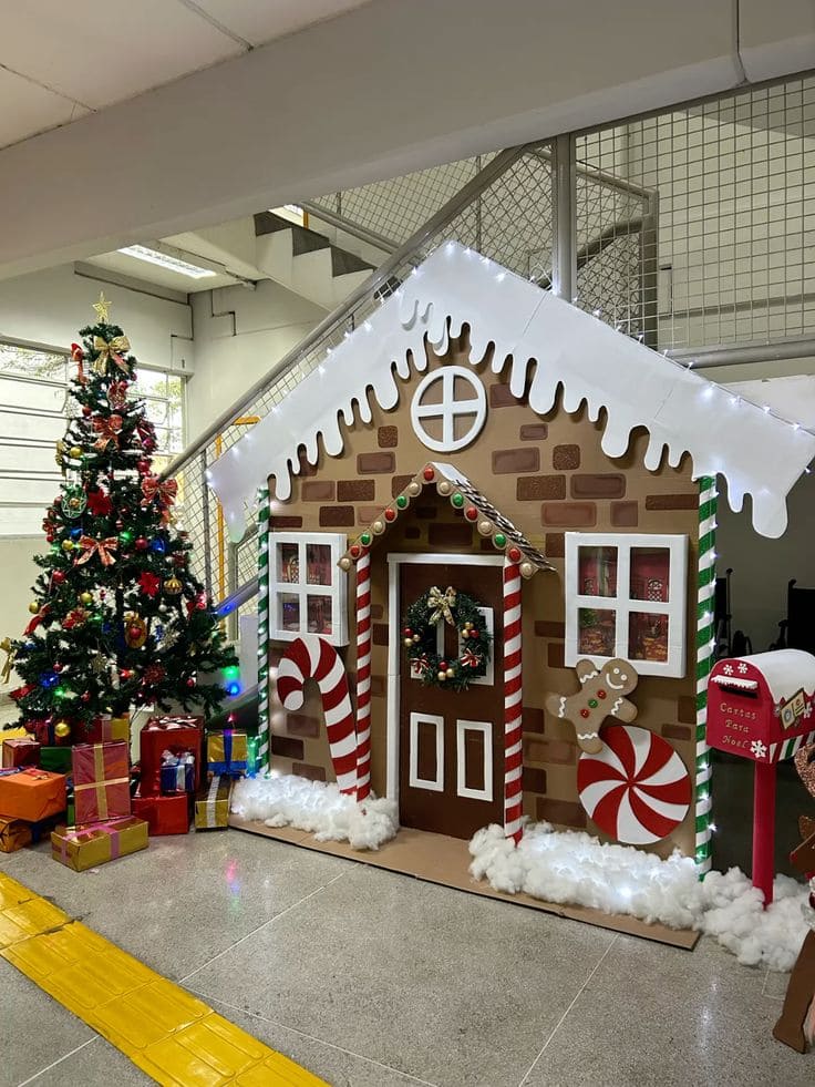 Life-Size Candy Cottage Corner