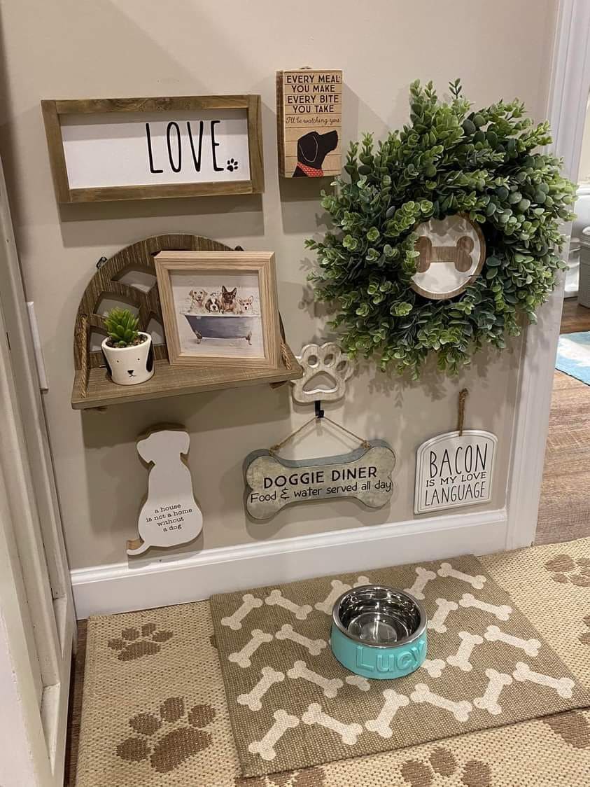 Lucys Pawfect Dining Wall