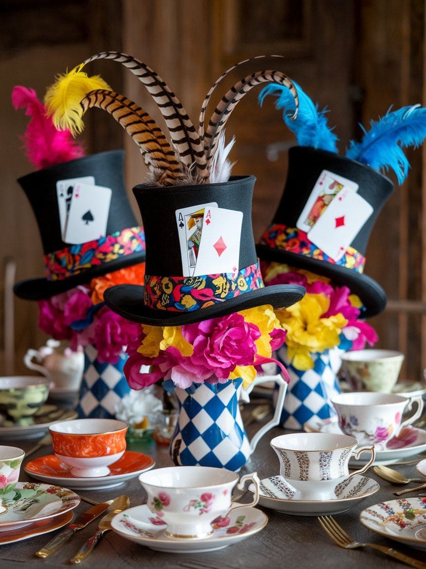 Mad Hatter Tea Party Centerpieces