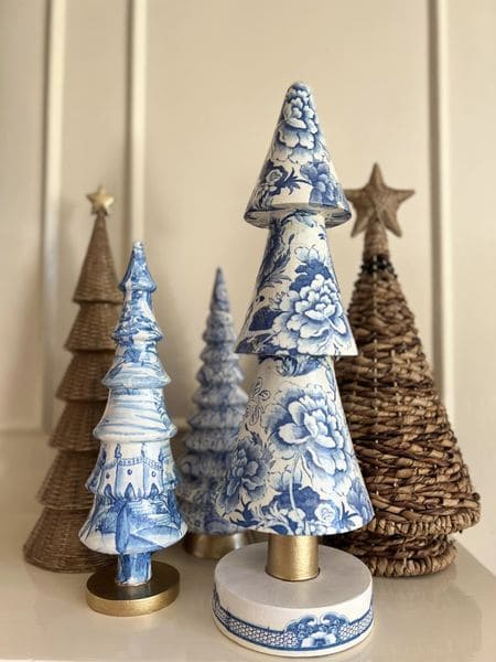 Mini Porcelain Christmas Forest