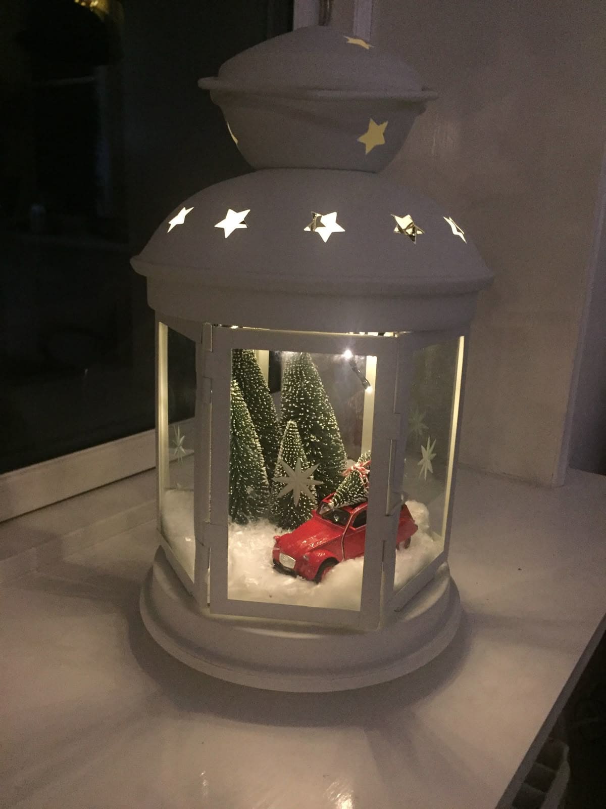 Miniature Christmas Car Lantern