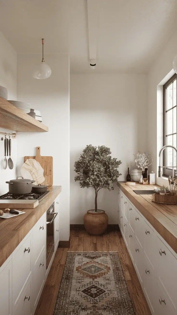 Minimal Earth-Toned Galley Haven