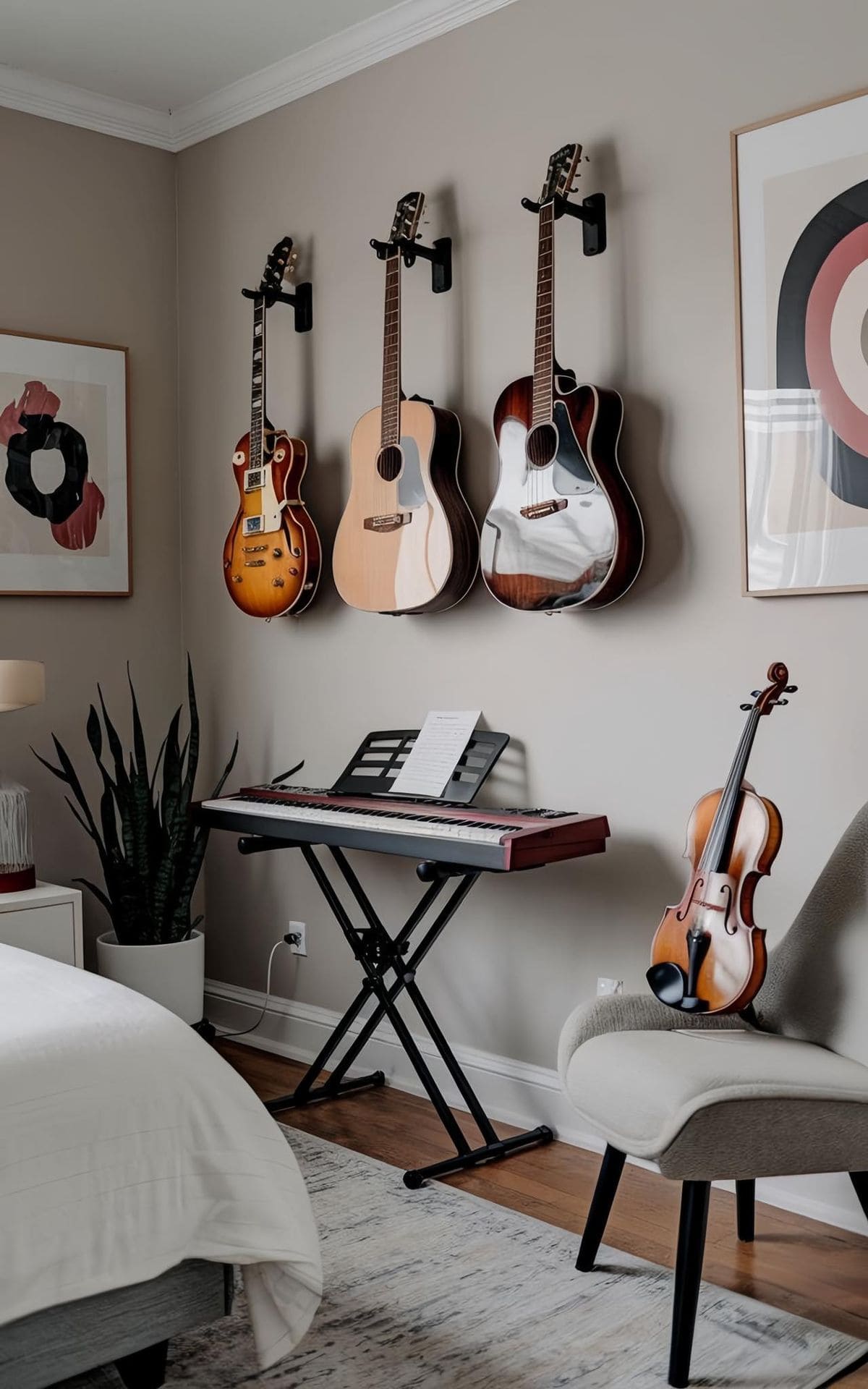 Minimalist Multi-Instrument Music Space