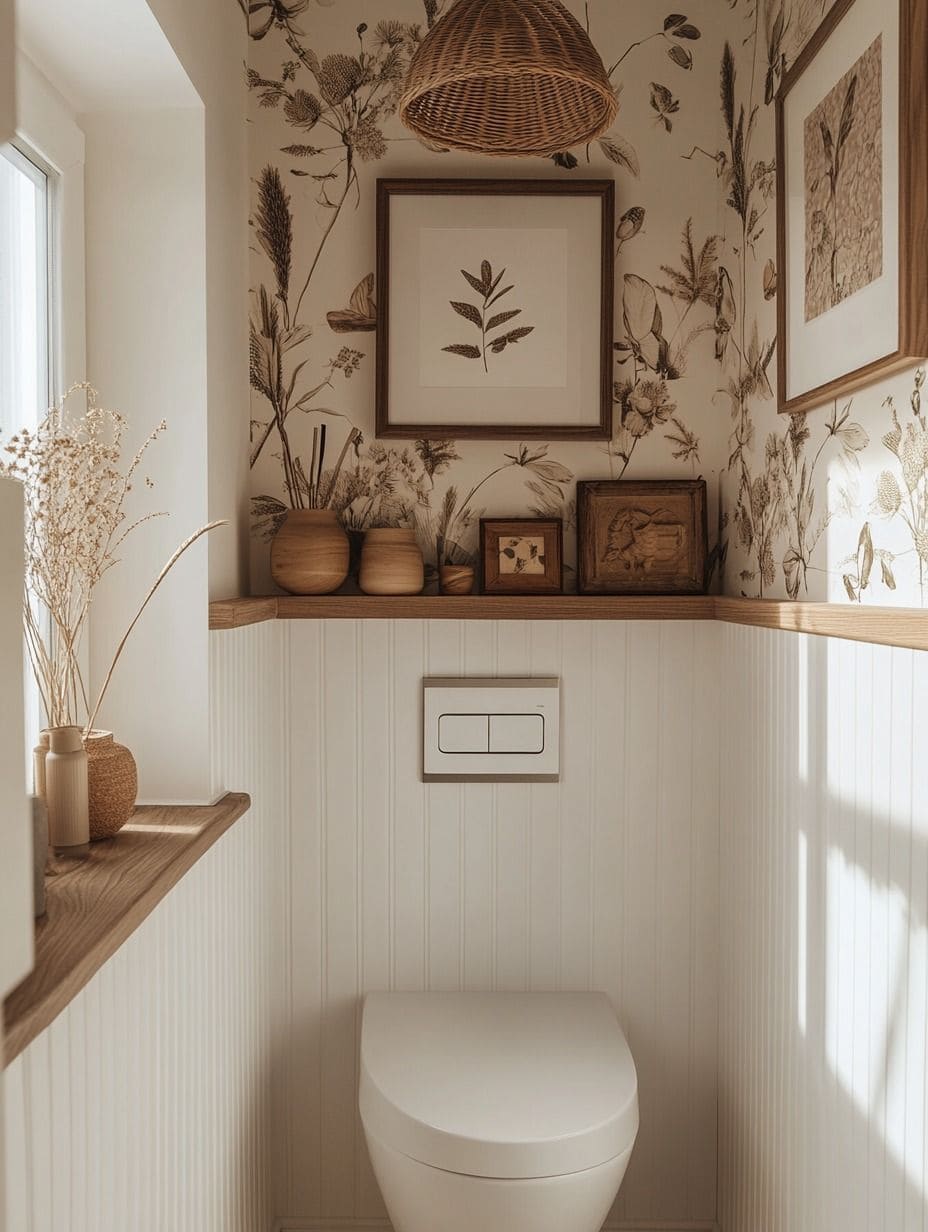 Minimalist Neutral Powder Room