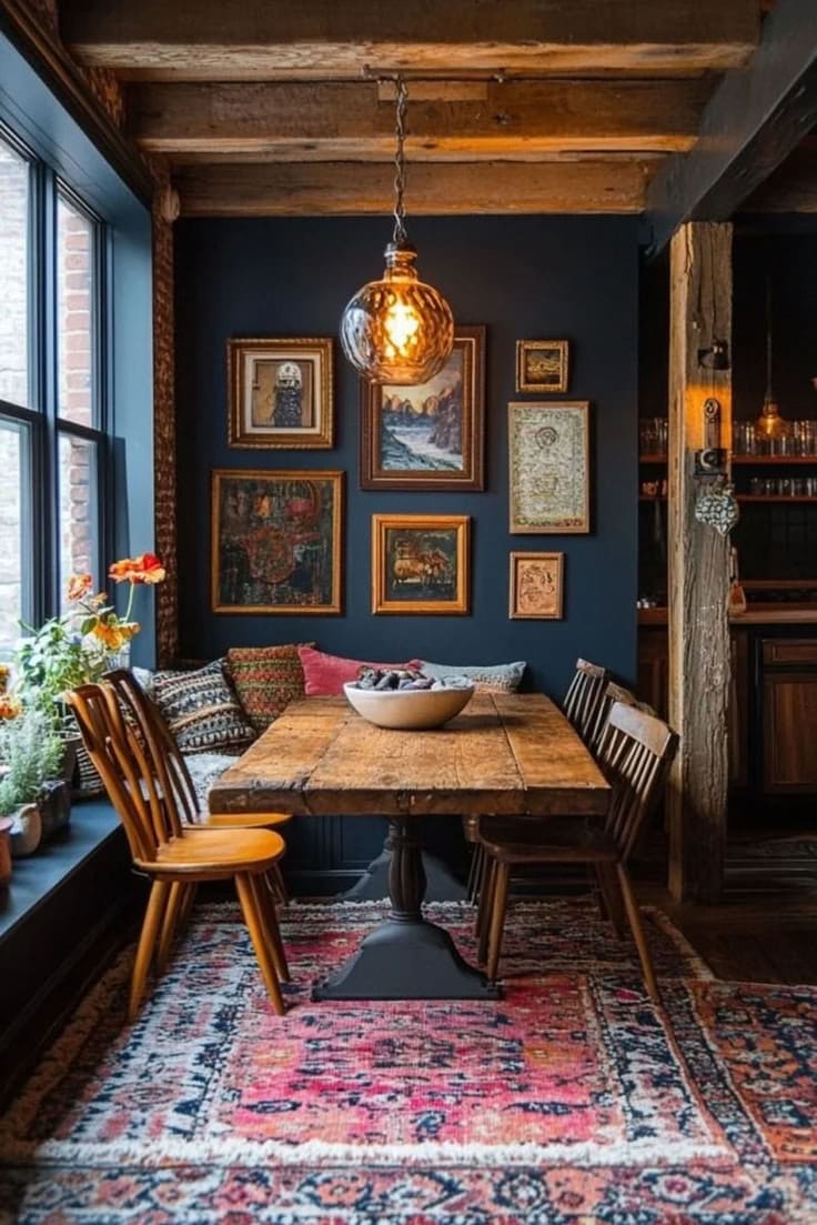 Moody Rustic Dining Hideaway