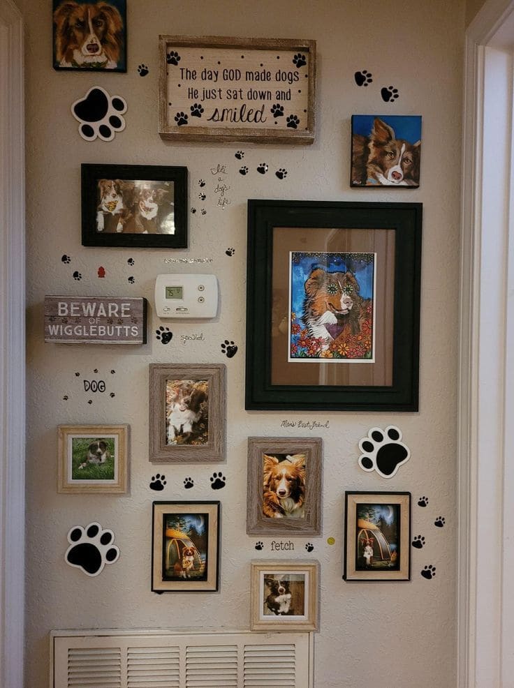 Pawprints of Joy Gallery Wall