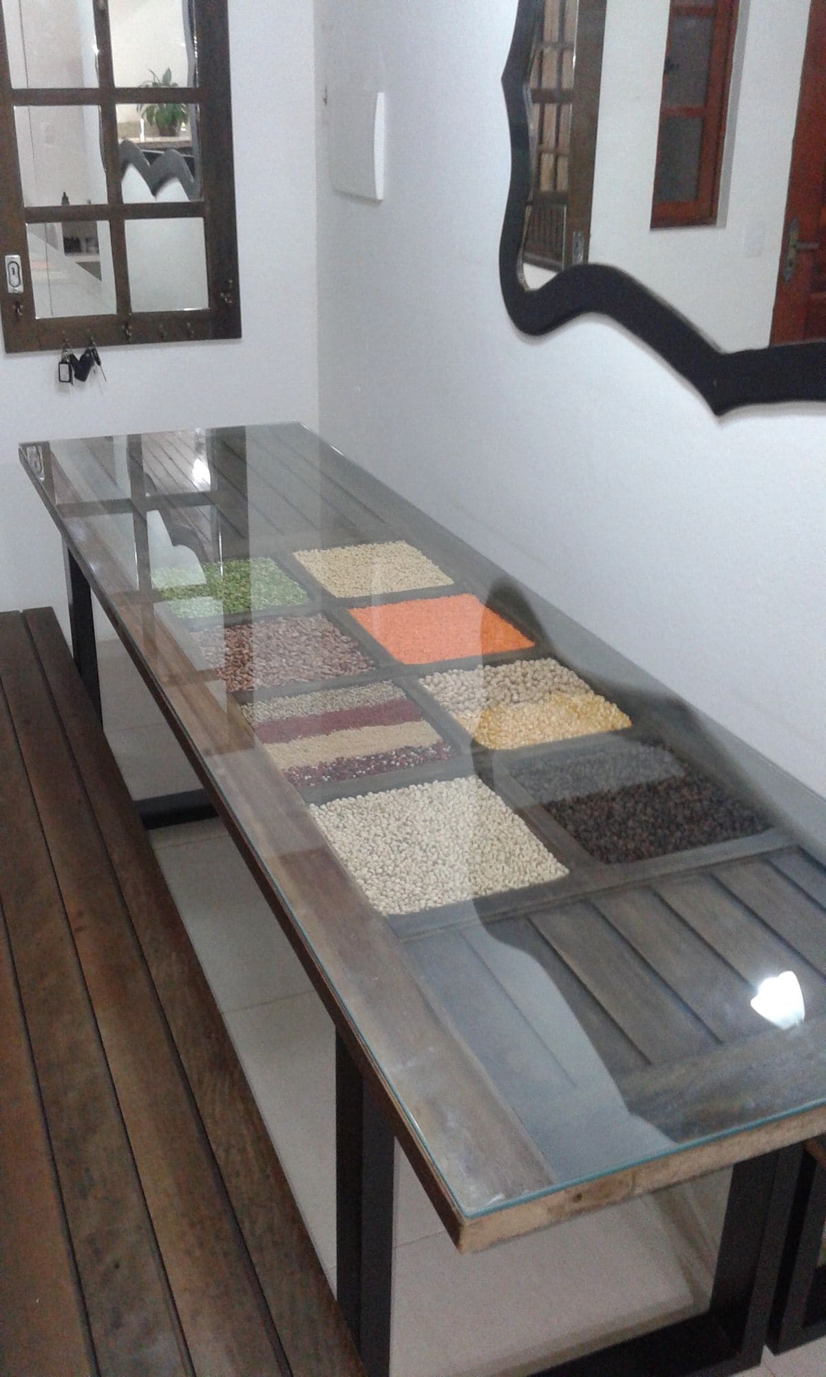 Rustic Pantry-Inspired Coffee Table