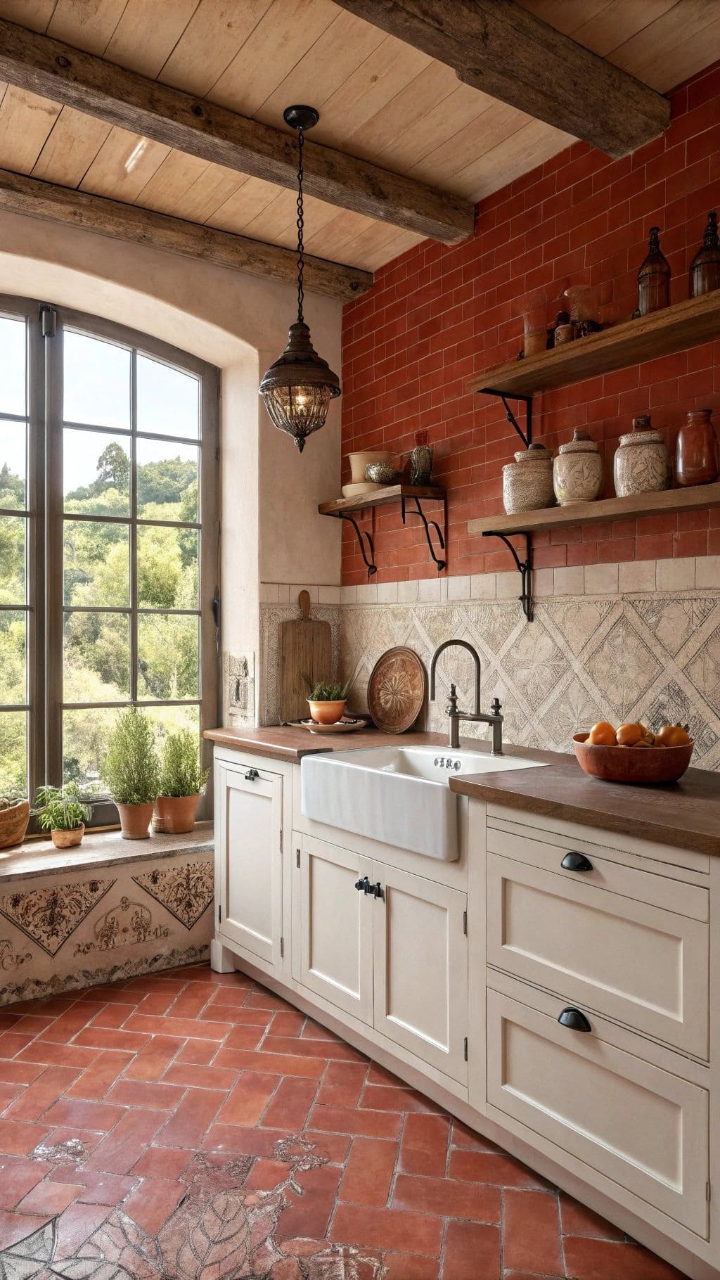 Rustic Terracotta Charm in the Kitchen