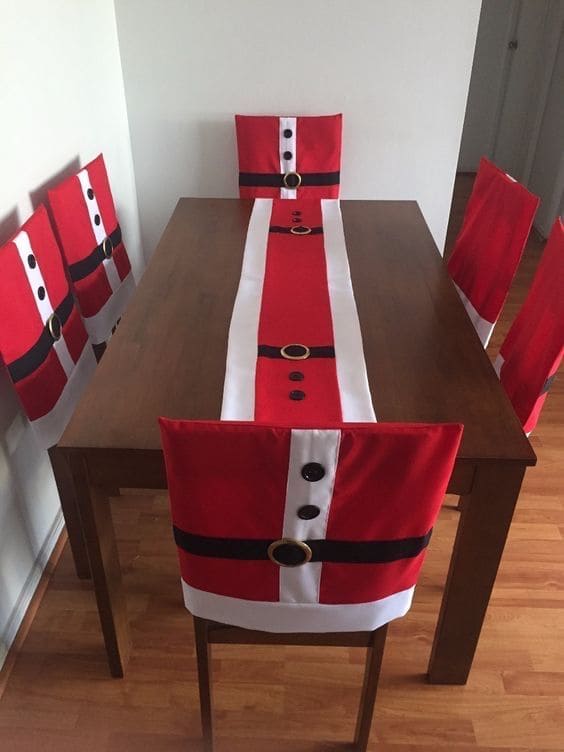 Santa Suit Chair Covers