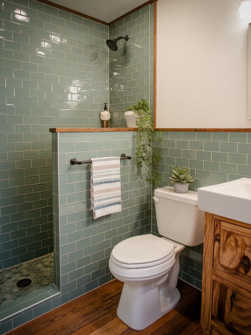Seafoam Subway Tile Retreat