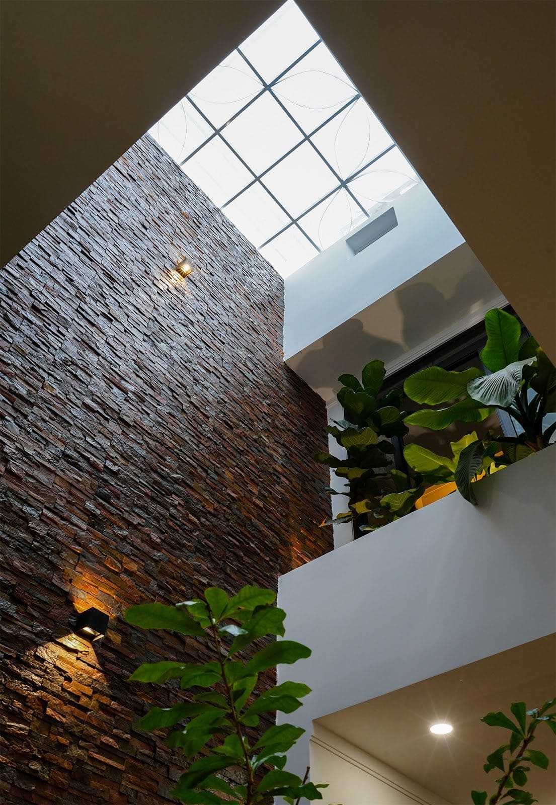 Terracotta Lattice Skylight Atrium