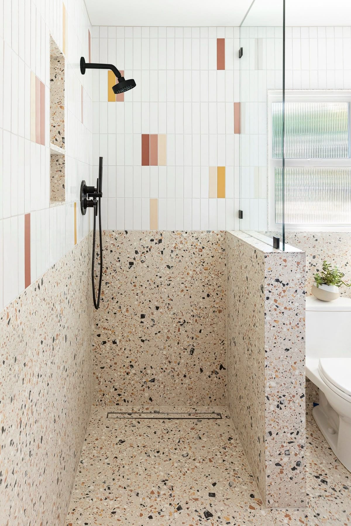 Terrazzo Tile Serenity Shower