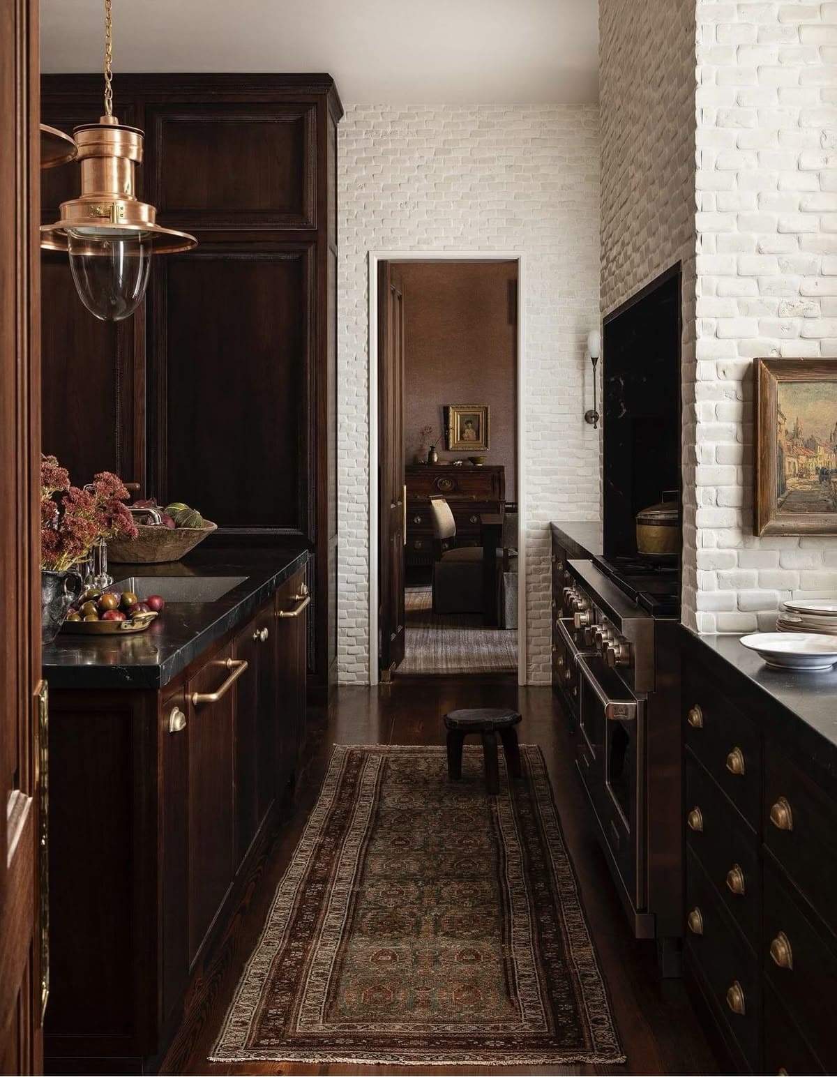Timeless Brick and Brass Galley