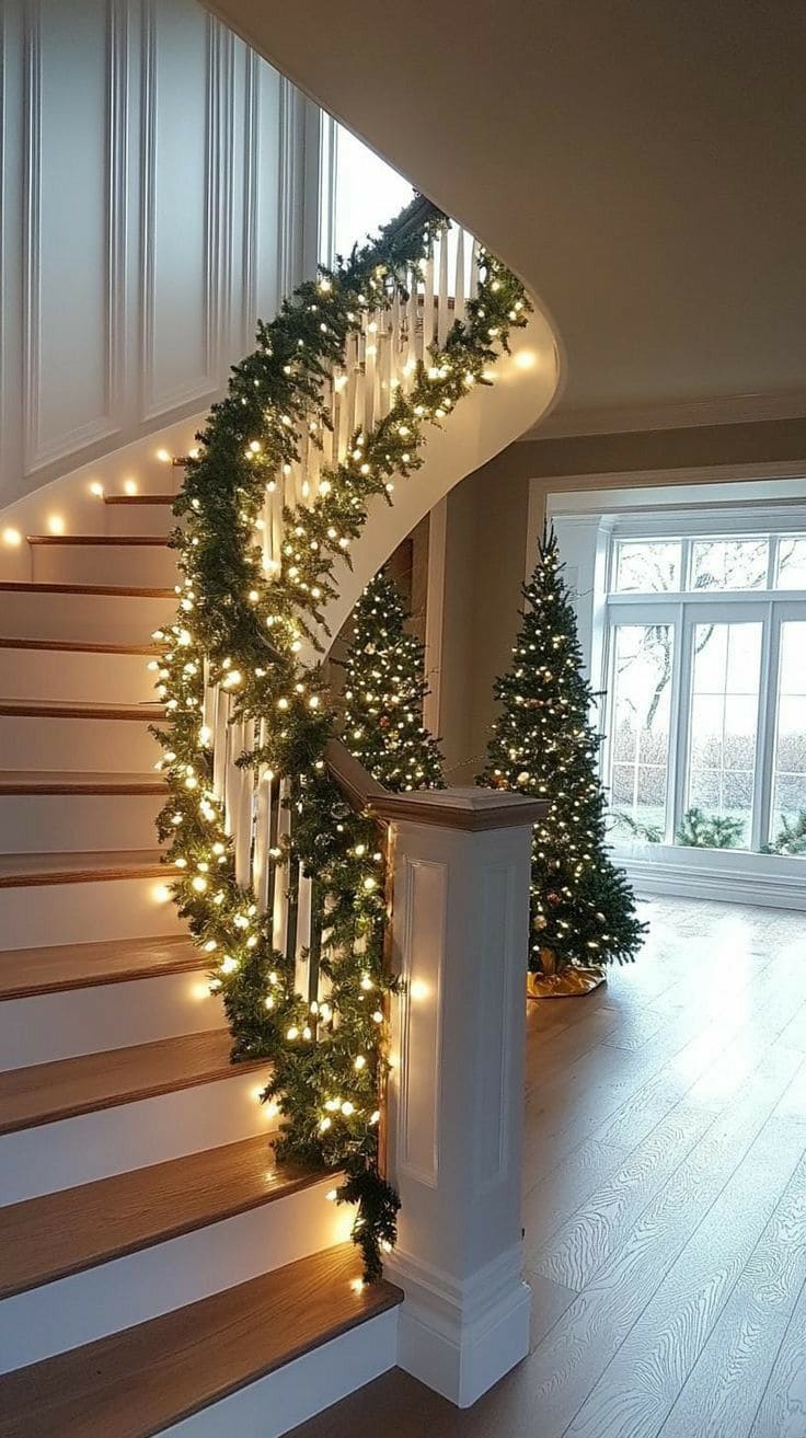 Twinkling Stairway of Holiday Grace