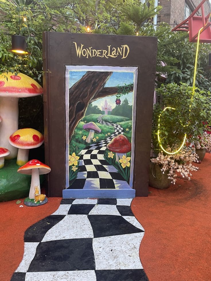 Walk-Through Wonderland Doorway Display