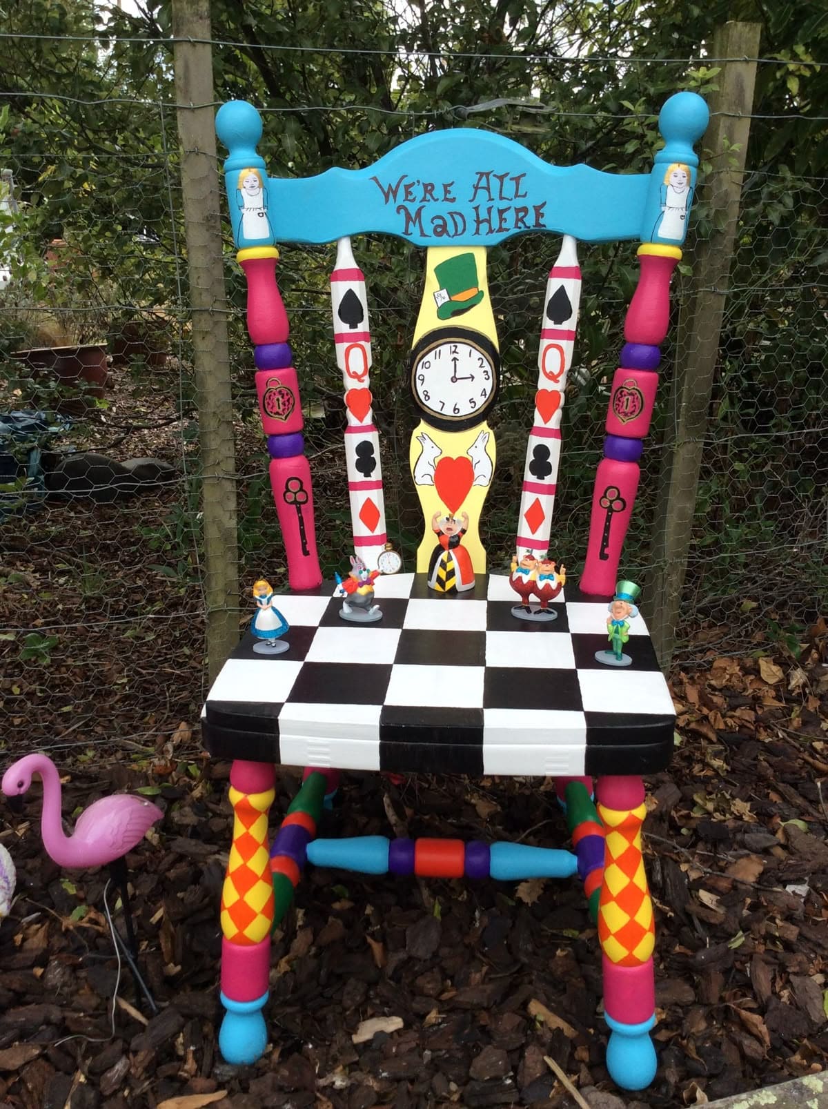 Were All Mad Here Wonderland Chair