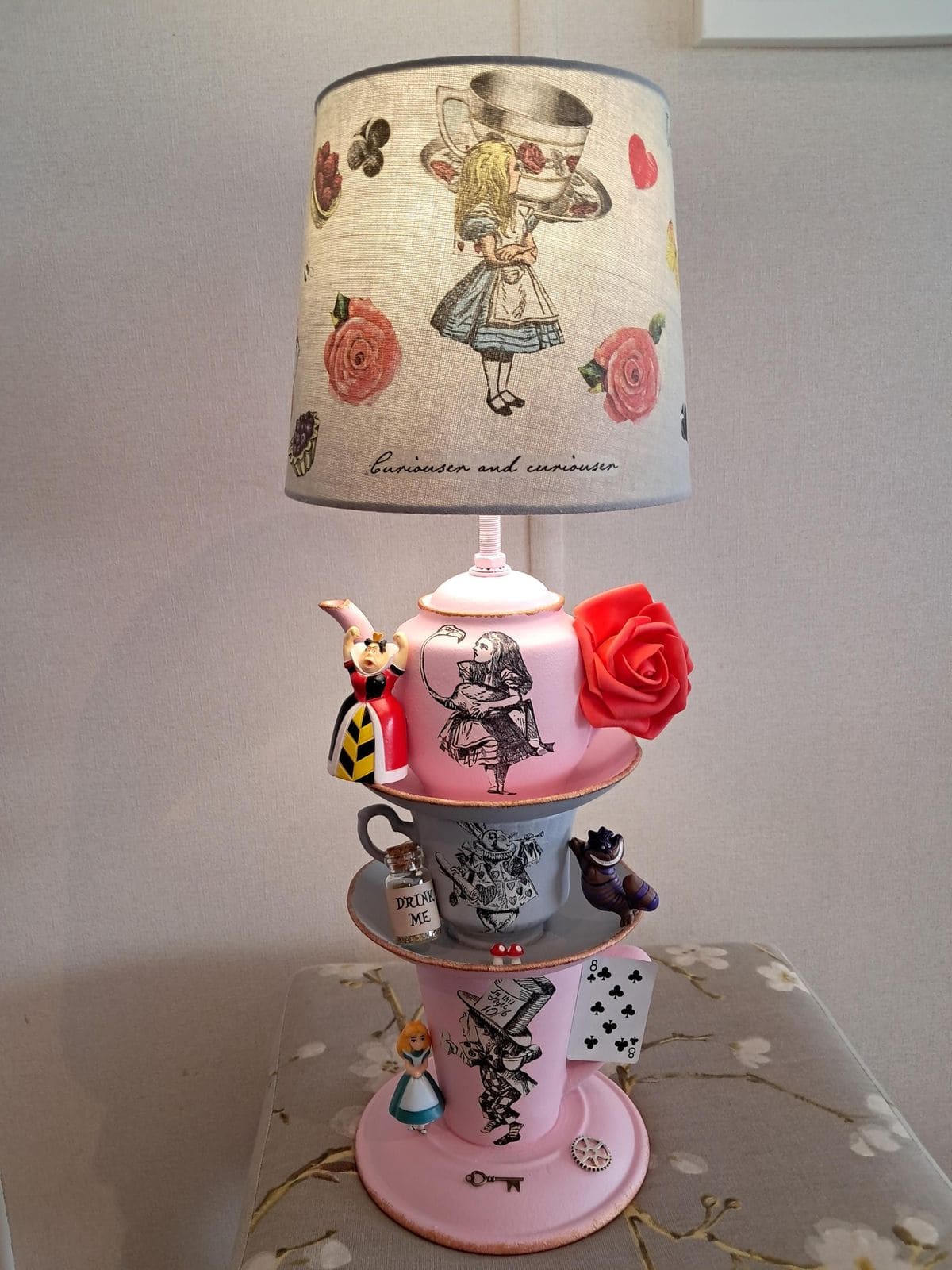 Whimsical Teacup Wonderland Lamp