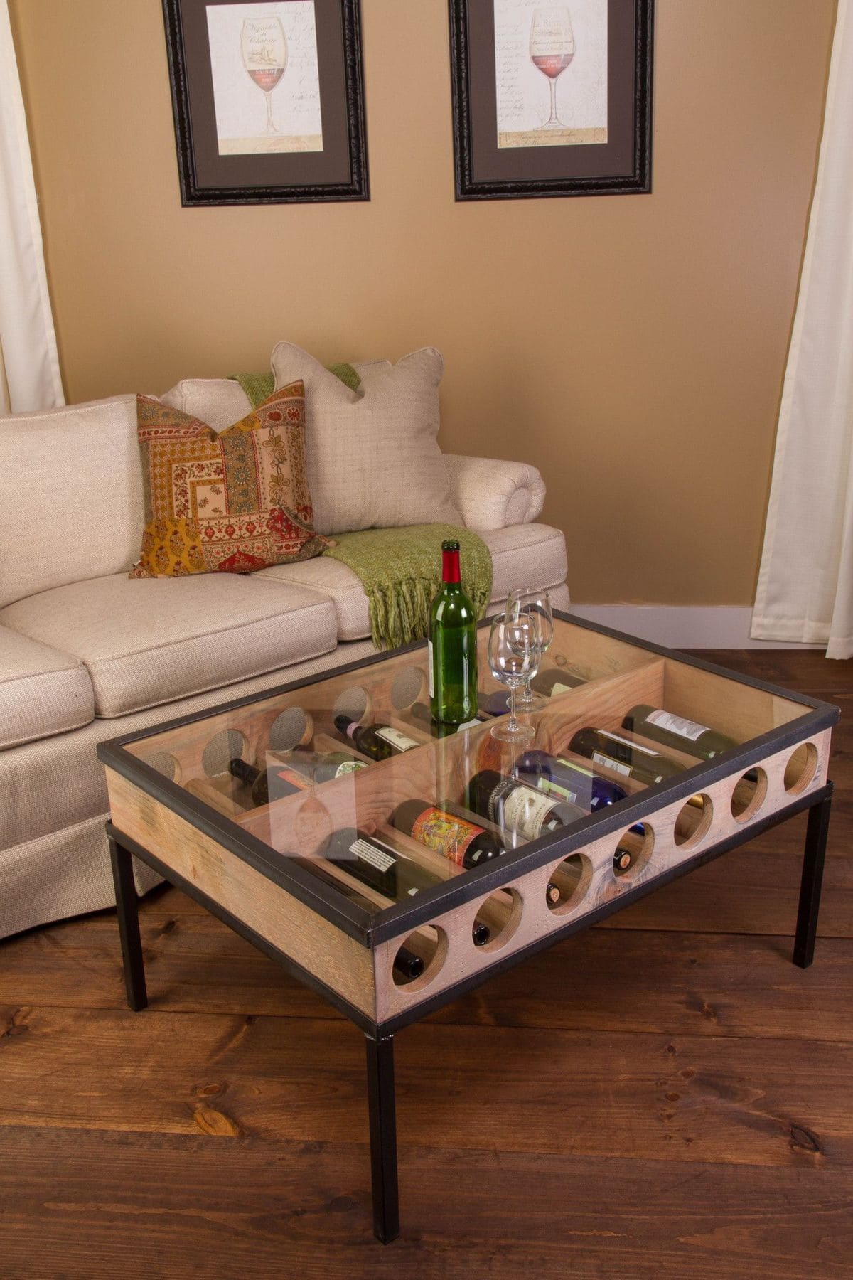 Wine Cellar Display Coffee Table