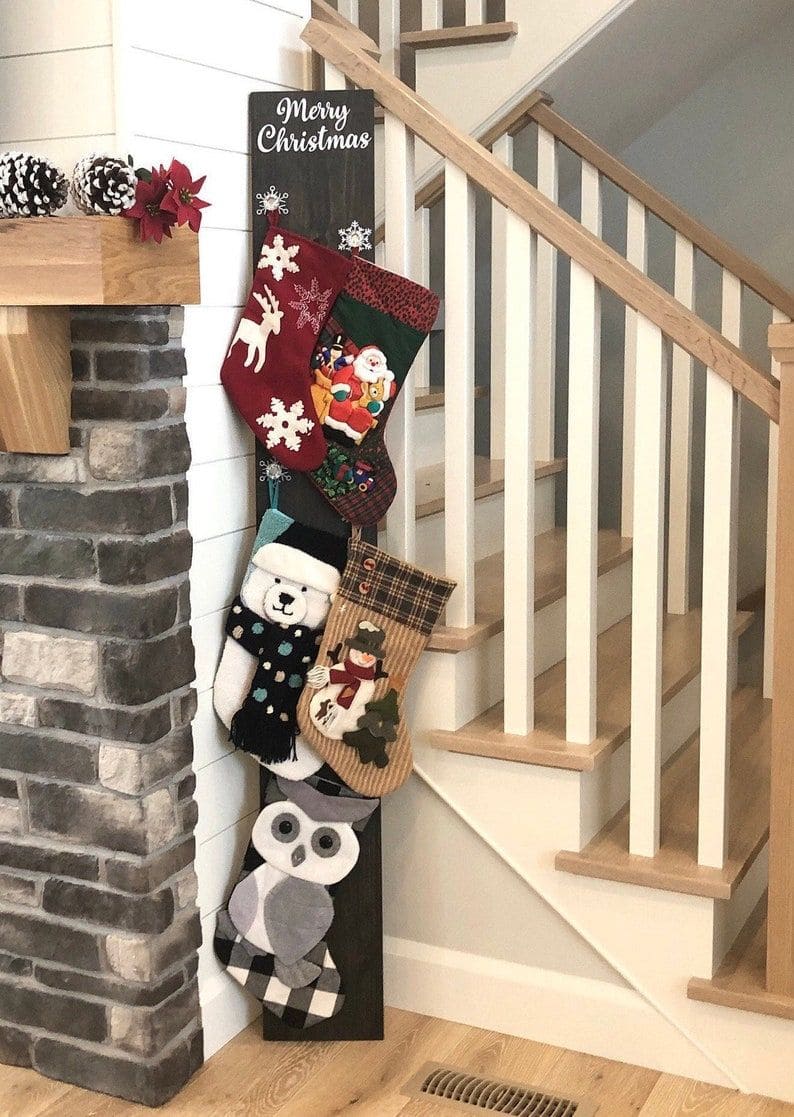 Cozy Corner Stocking Board Display