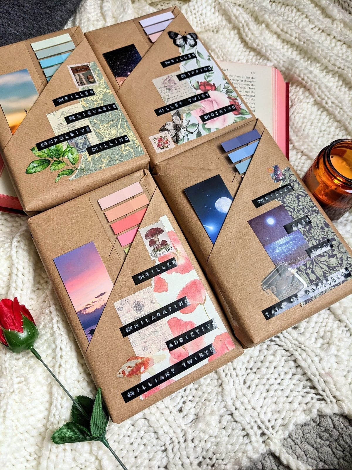 Customized Gift Wrapping with Vintage Flair