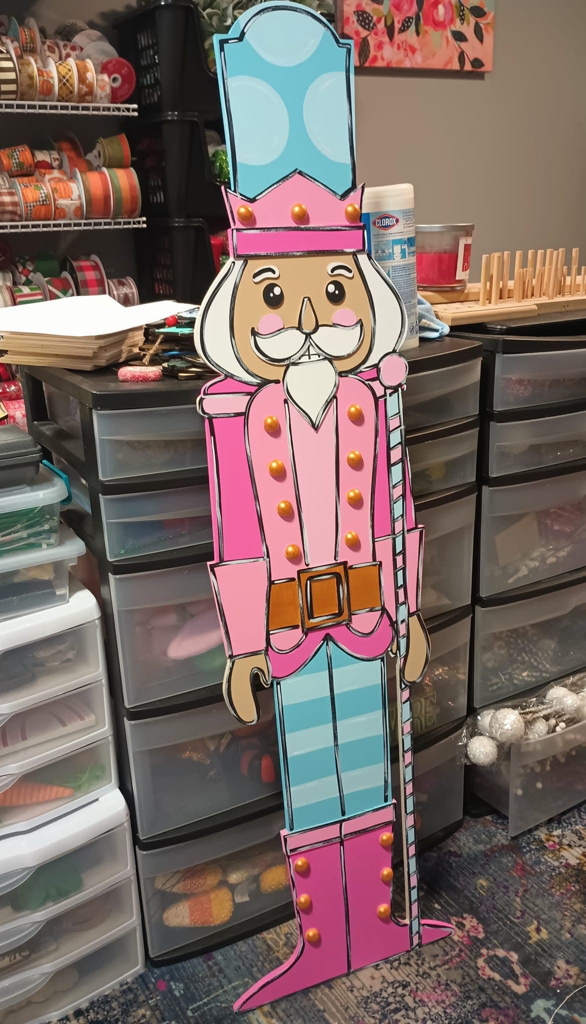 DIY Pink Nutcracker Standee