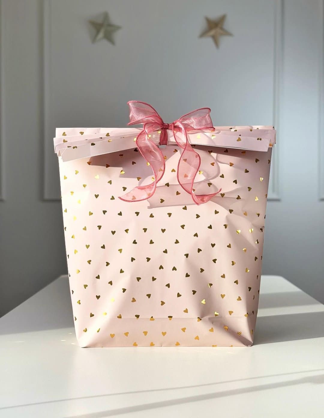 Elegant Gold Heart Wrap