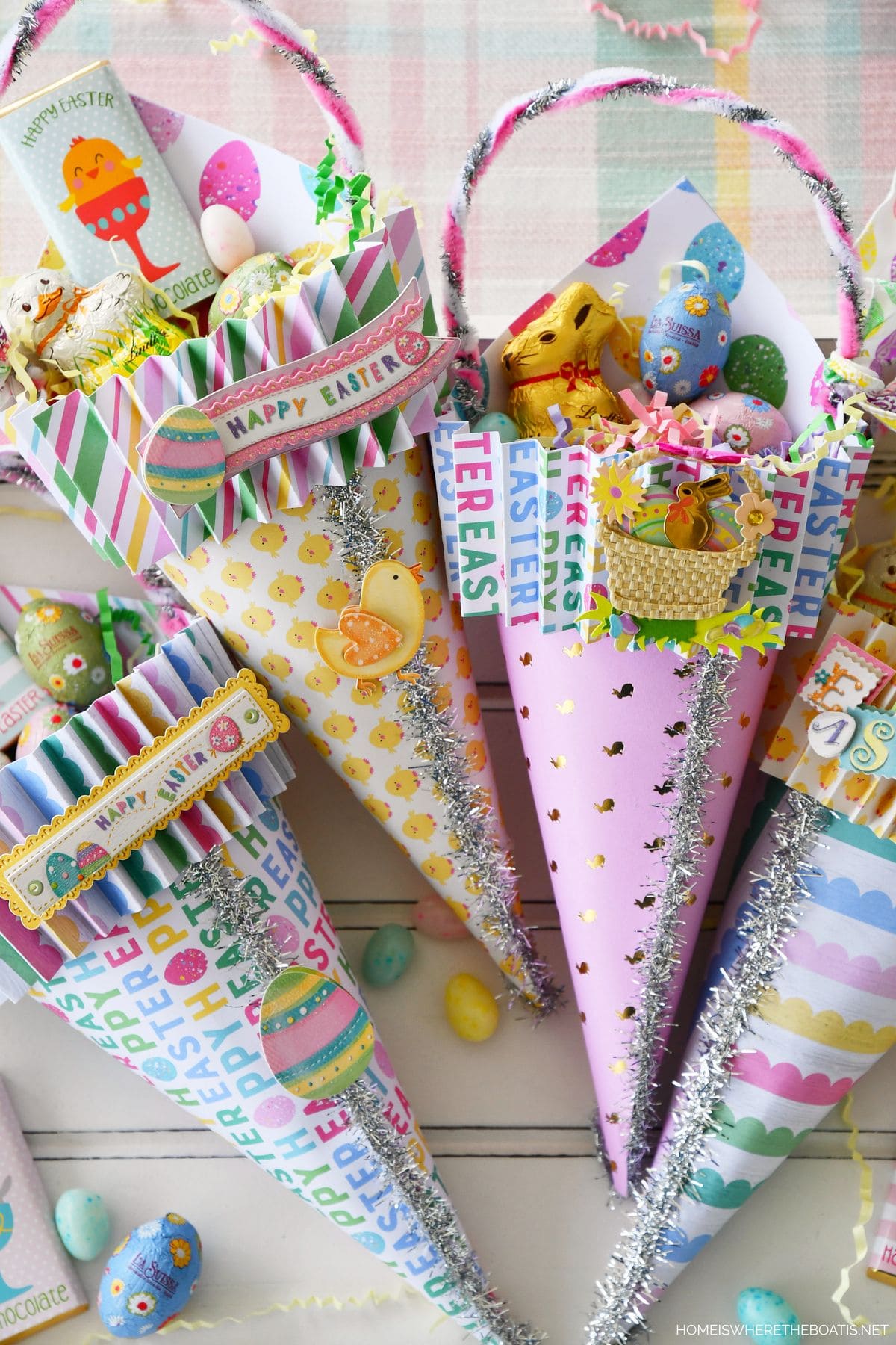Festive Easter Treat Cones