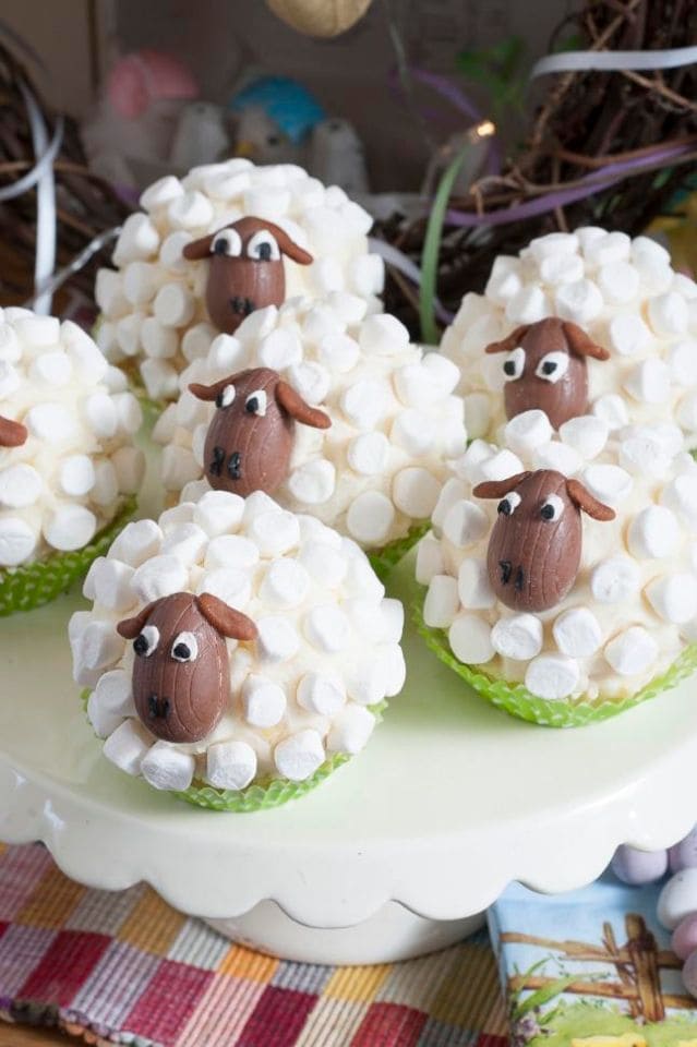 Fluffy Marshmallow Sheep Treats
