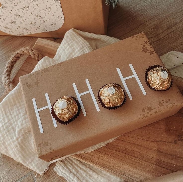 Ho Ho Ho Chocolate Wrap